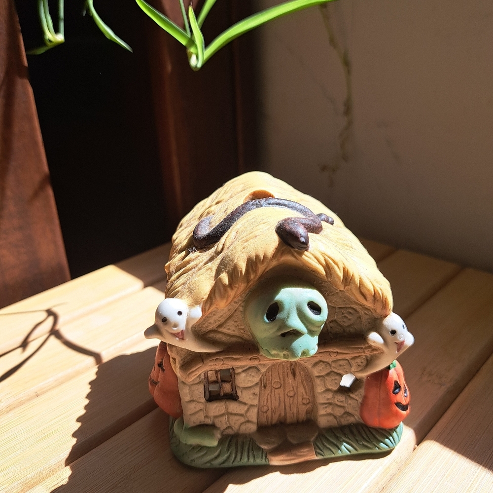 Haunted House Halloween Candle Holder